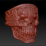 CAD Jewelry Design Skull Ring
