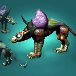 3D Sculpting Video Game Character Creature Dog