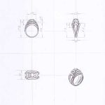 Jewelry Sketches Engagement Ring