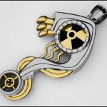 CAD Jewelry Design Unique Pendant