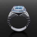 Cad Jewelry Design Cushion Ring