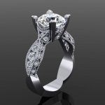 Cad Jewelry Design Diamond Ring