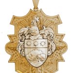 Jewelry Sketch crest pendant