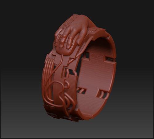 custom ring design 3d model