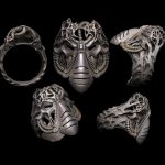 3D Jewelry Design Alien Ring