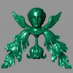 3D Jewelry Design Angel Pendant