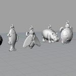 Animal Charms CAD Models