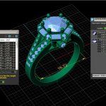 Brilliant Ring CAD Model Matrix