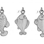Jewelry Sketch Fish Charm