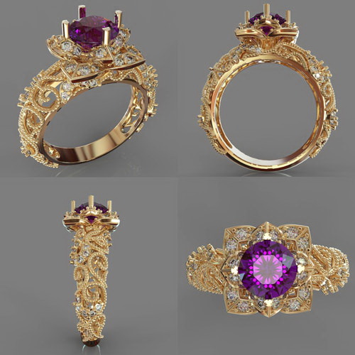 jewellery cad design model
