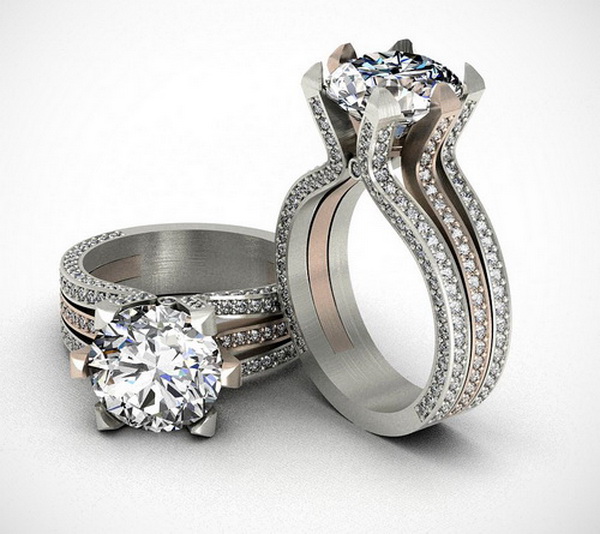 3d jewelry design rendering wedding ring