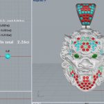 foo dog pendant 3d jewelry design